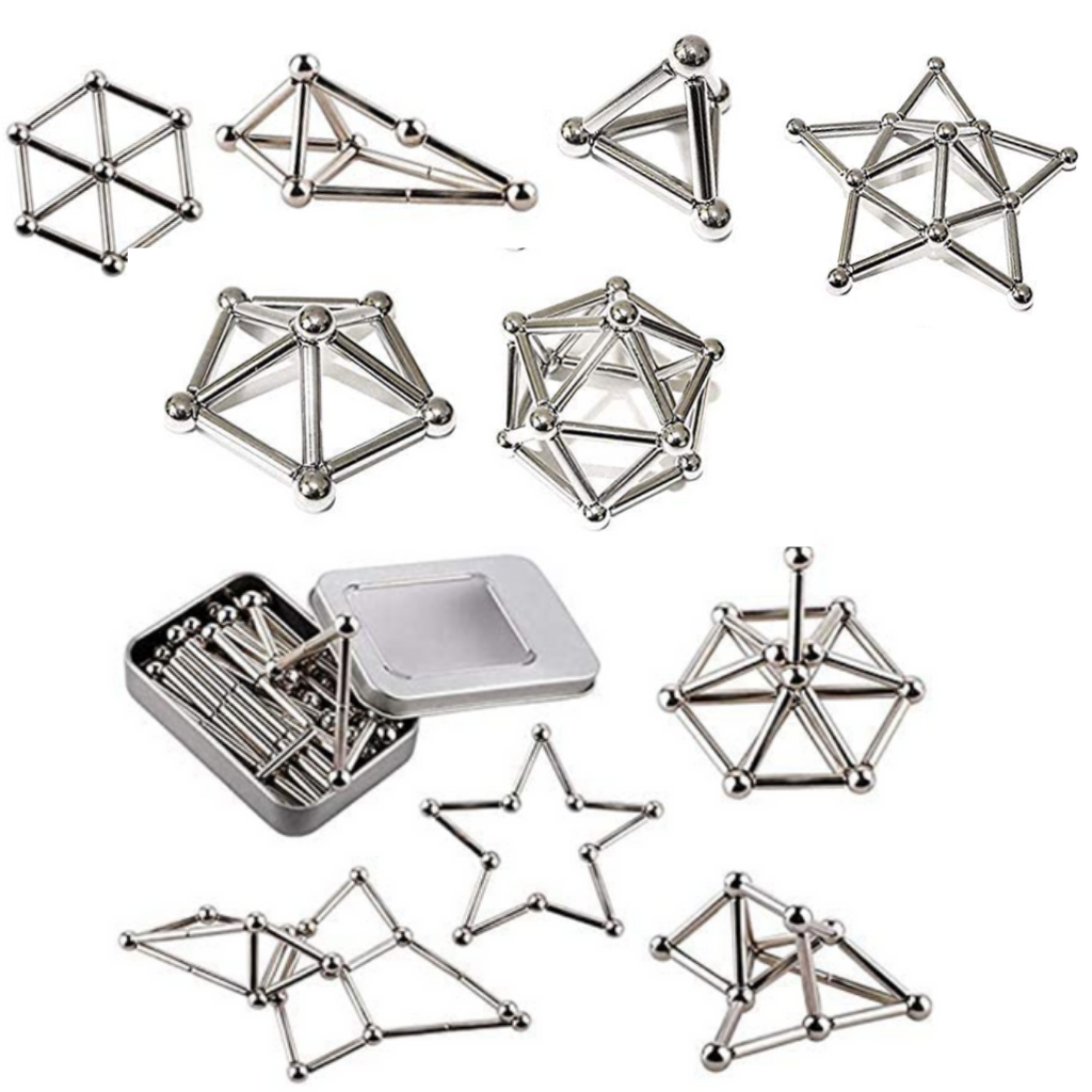 Magnetiske Byggepinde og Kugler - Ozerty