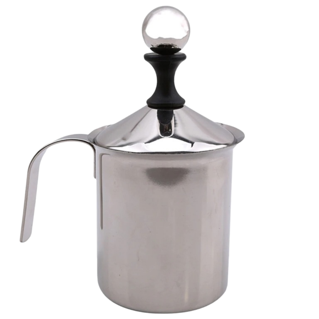 Manuel håndskummer i rustfrit stål 400 ml - Ozerty