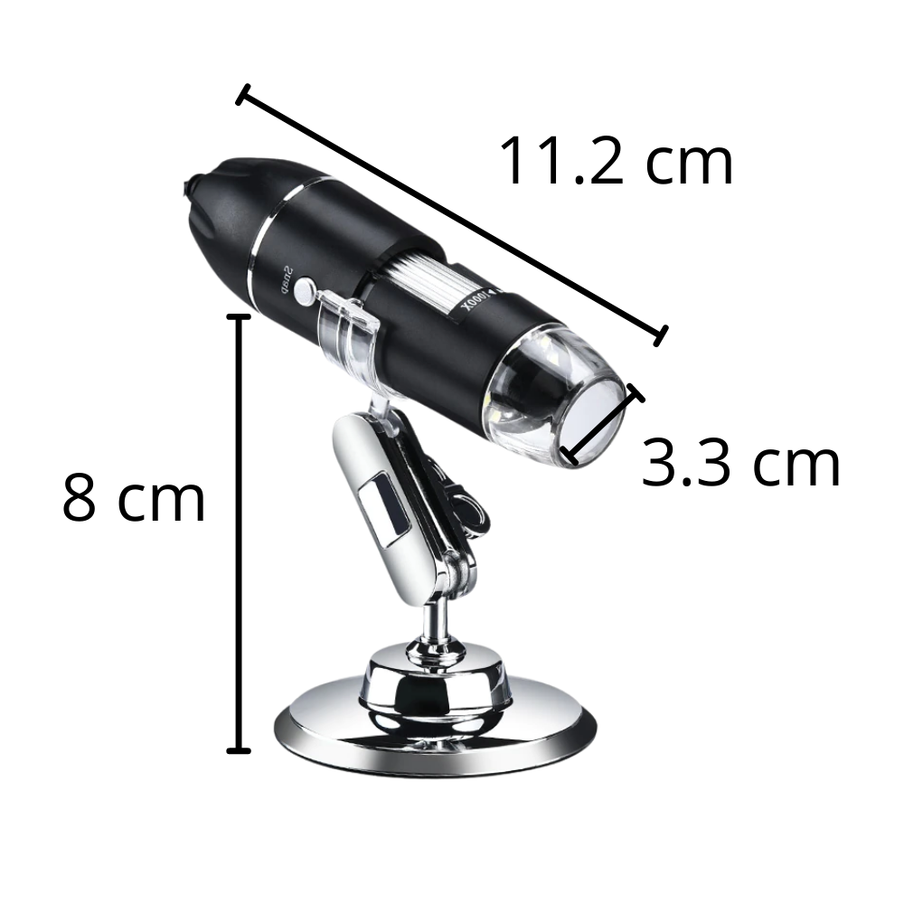 USB-digitalt mikroskop med LED - Ozerty