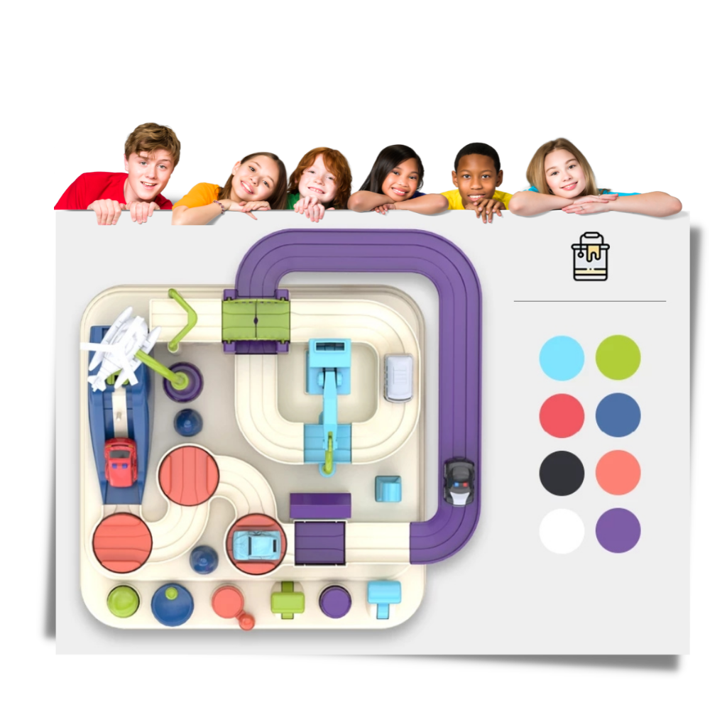 Mekanisk legetøj til børn med spor - Ozerty