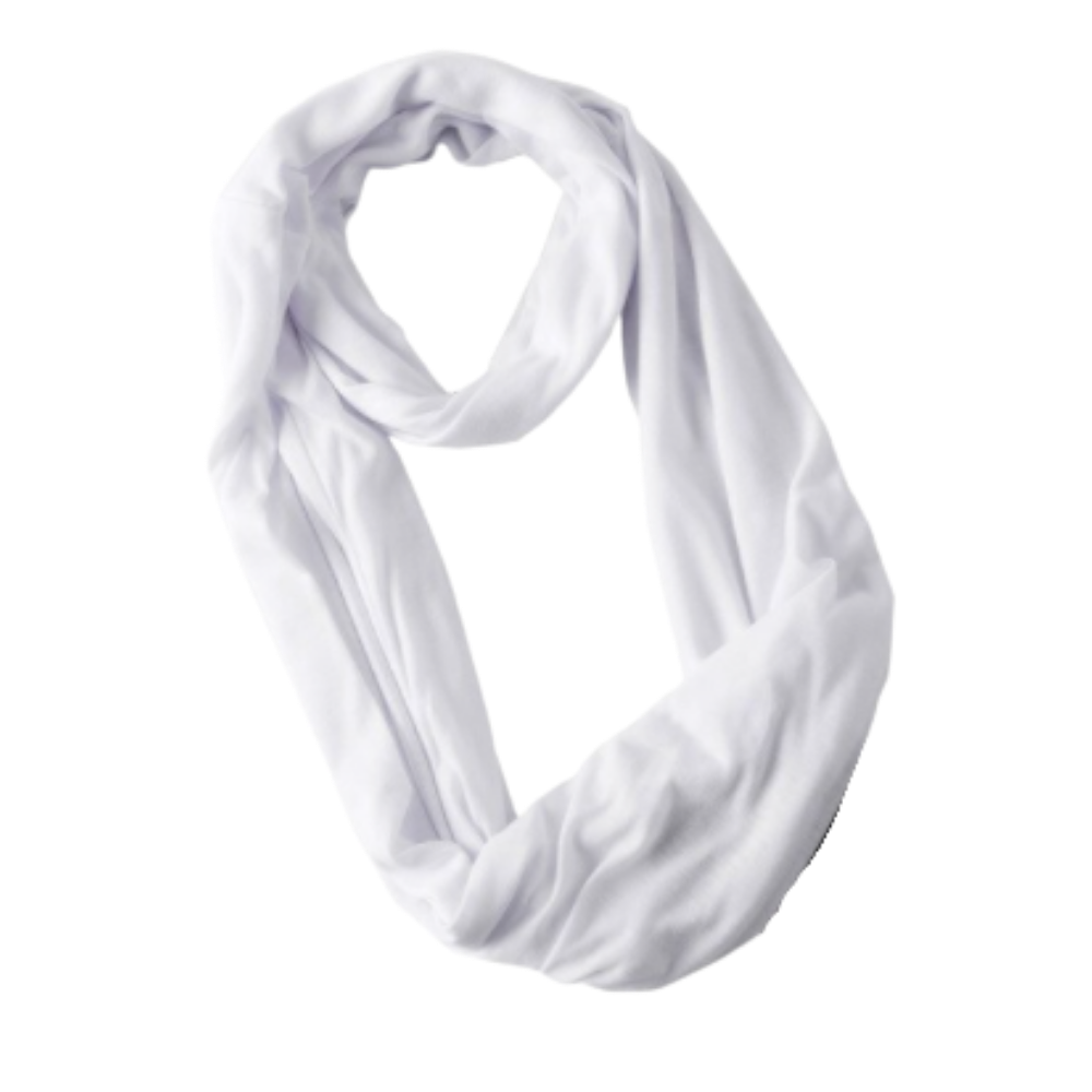 Varm vintertørklæde med skjult lomme