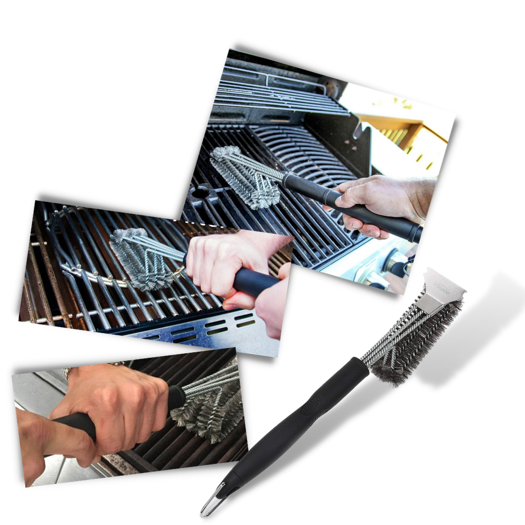 Multifunktionel Rengøringsbørste til Grillen - Ozerty
