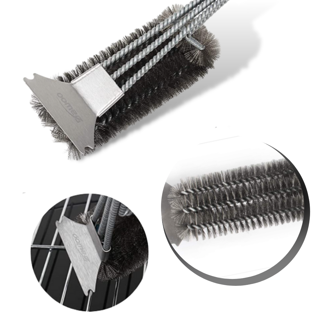 Multifunktionel Rengøringsbørste til Grillen - Ozerty