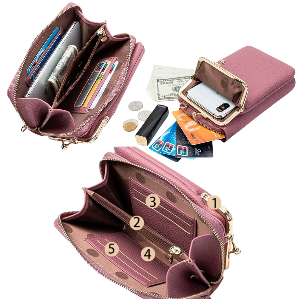 Crossbody-taske med aftagelig rem - Ozerty