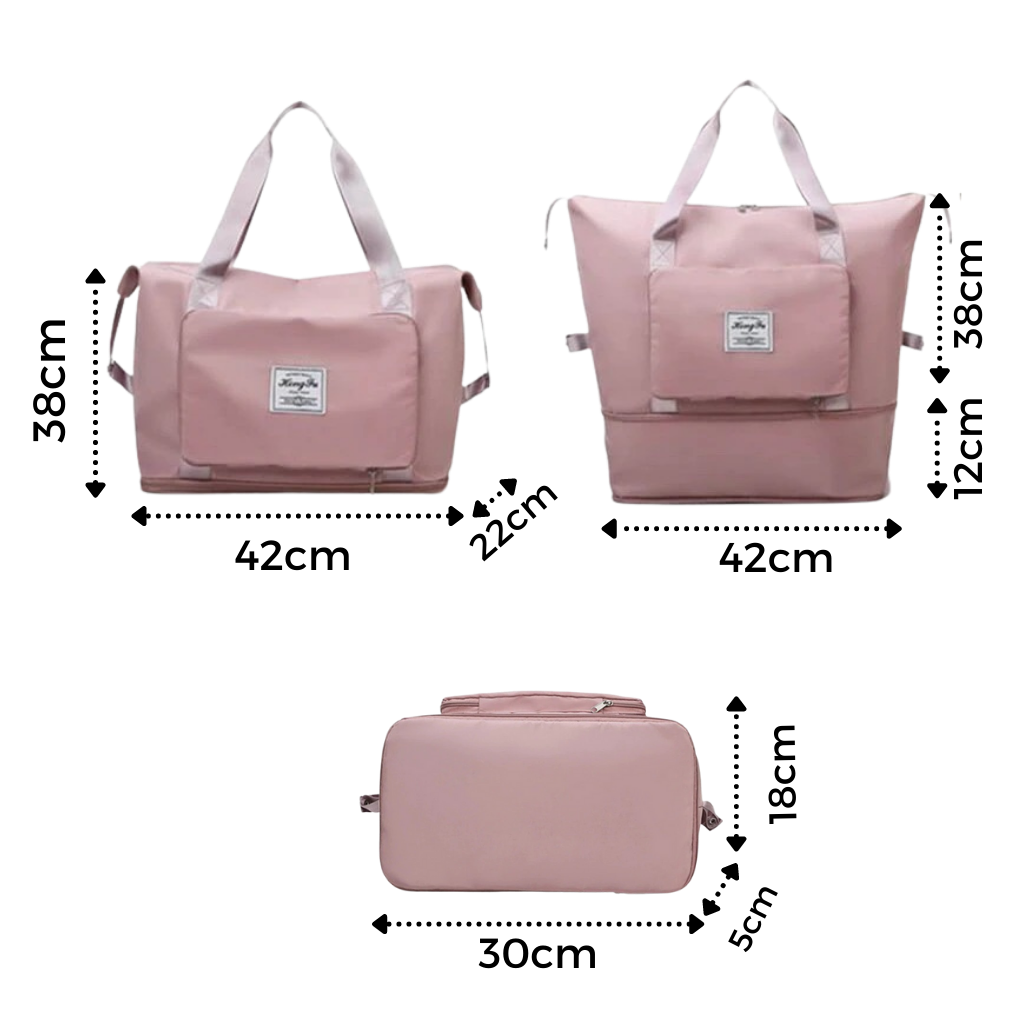 Ekspanderbar og foldbar rejsetaske - Ozerty