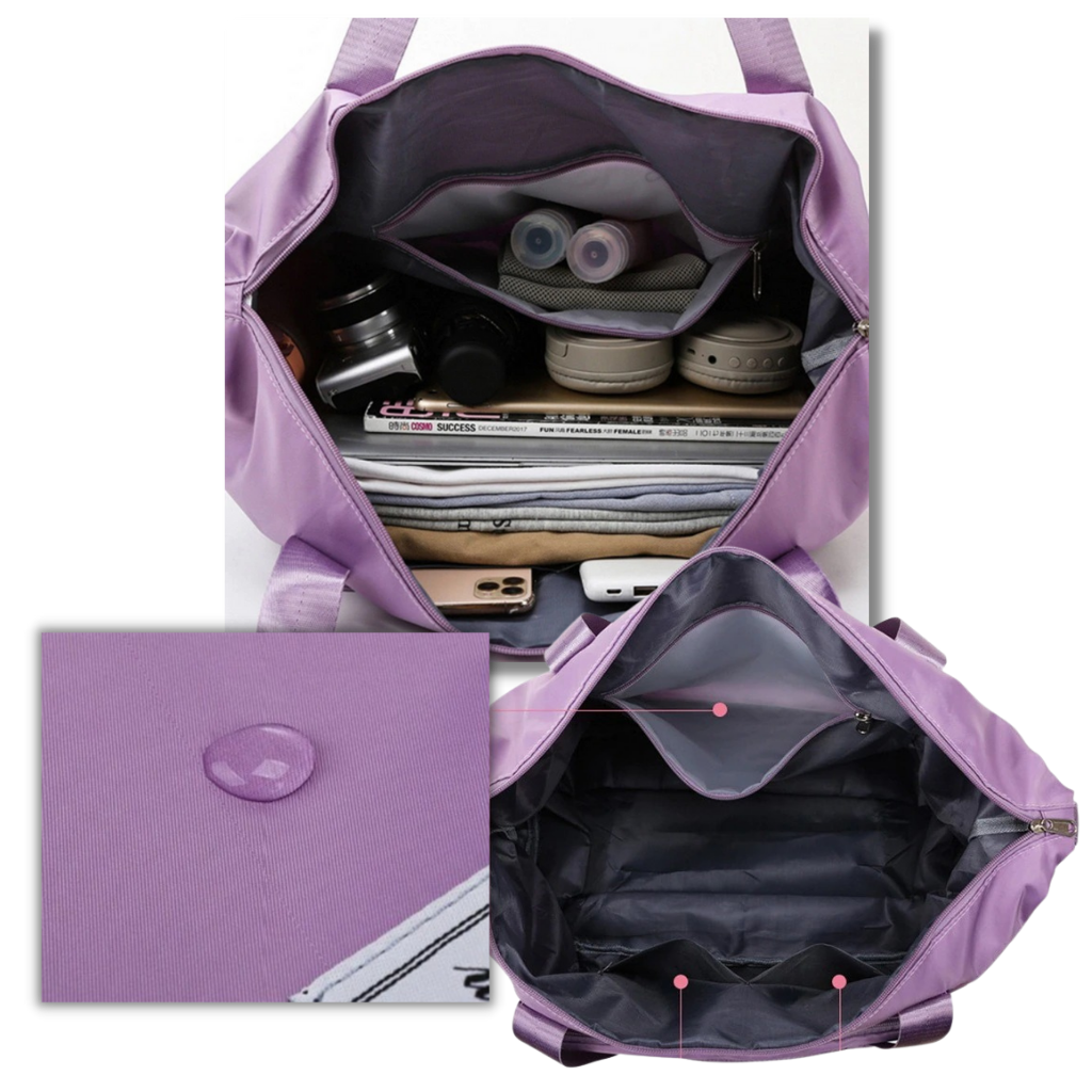 Ekspanderbar og foldbar rejsetaske - Ozerty