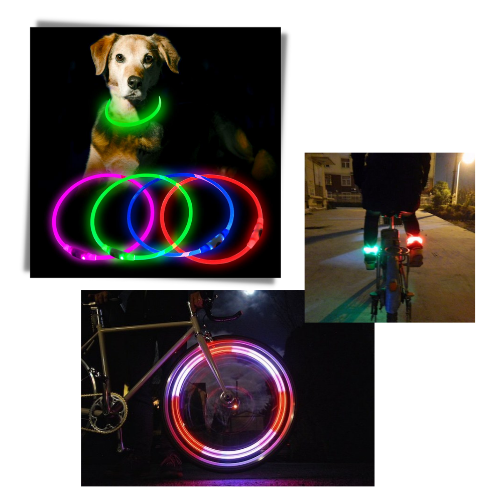 Neon LED-farverig ledninger - Ozerty