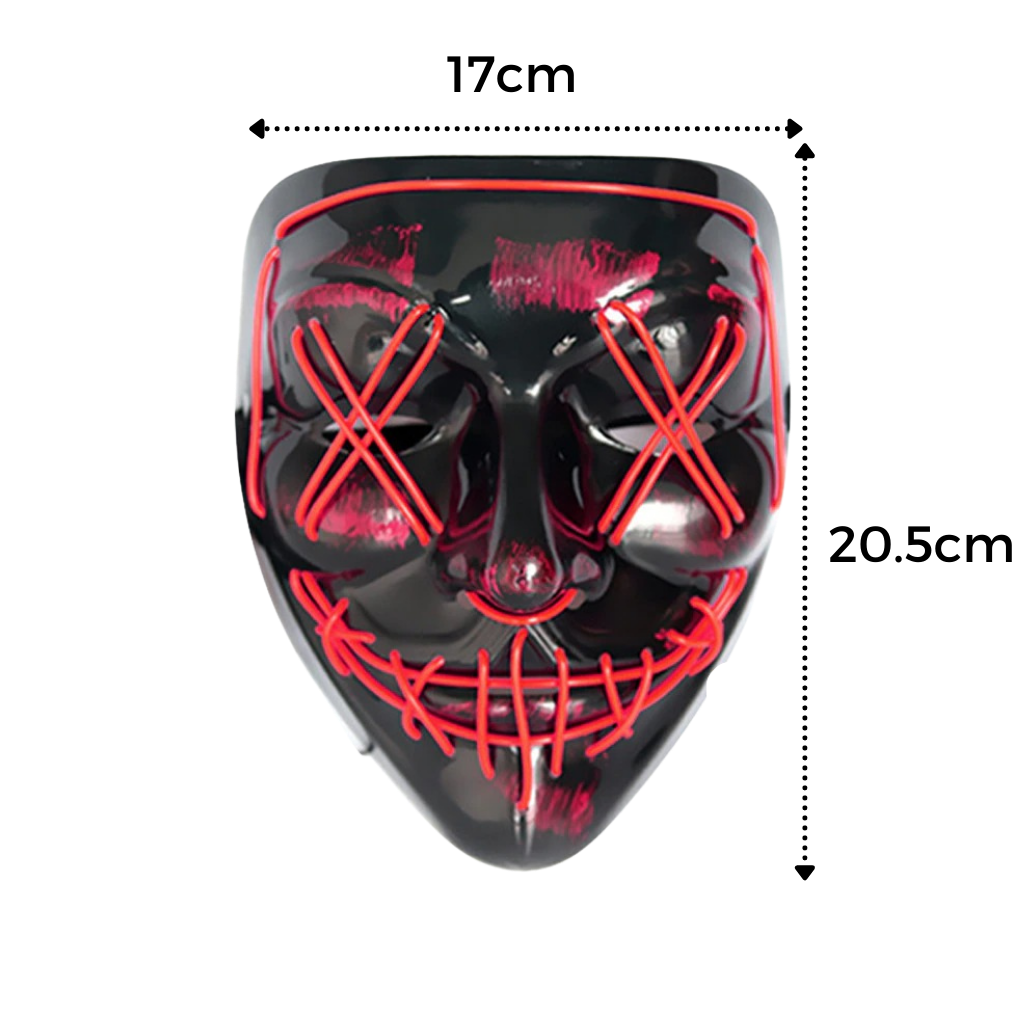 Neon LED-maske - Ozerty