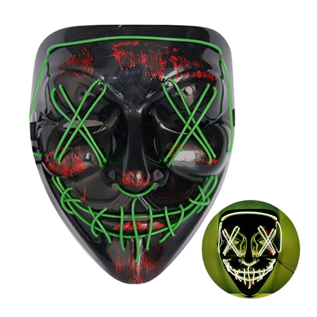 Neon LED-maske