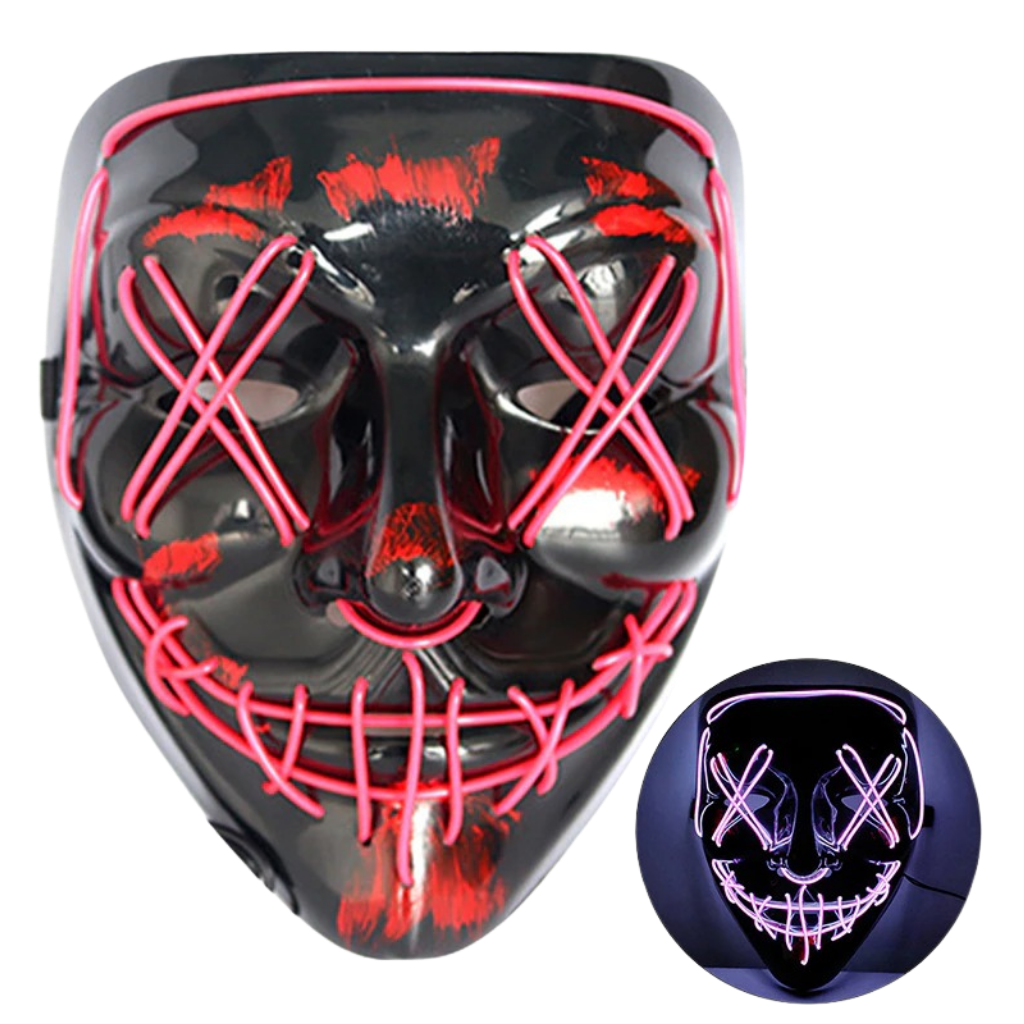 Neon LED-maske