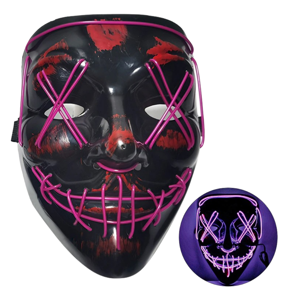 Neon LED-maske