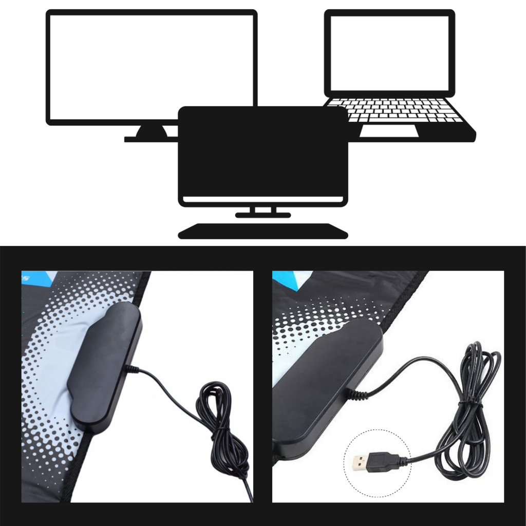 Skridsikker USB-dansepude - Ozerty