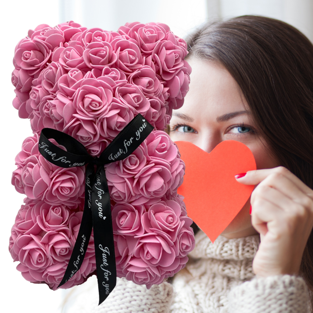 Bamse med roser - Ozerty