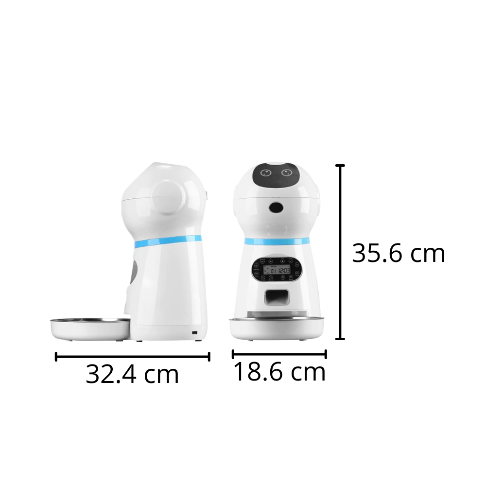 Automatisk foderautomat til kæledyr - Ozerty