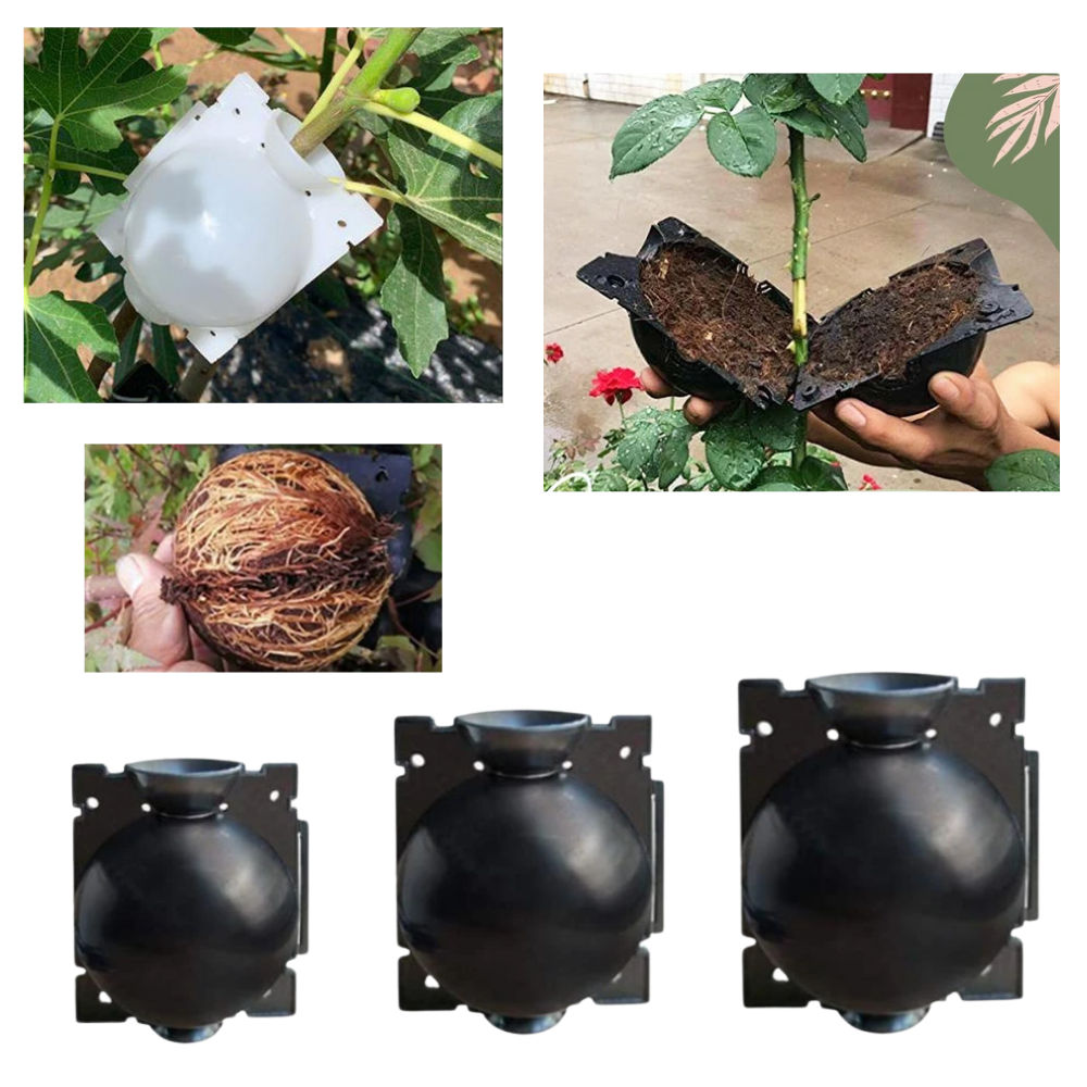 Pakke med 3 luftlagsplantekasser - Ozerty