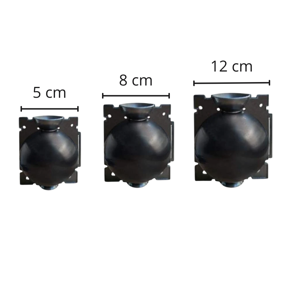 Pakke med 3 luftlagsplantekasser - Ozerty