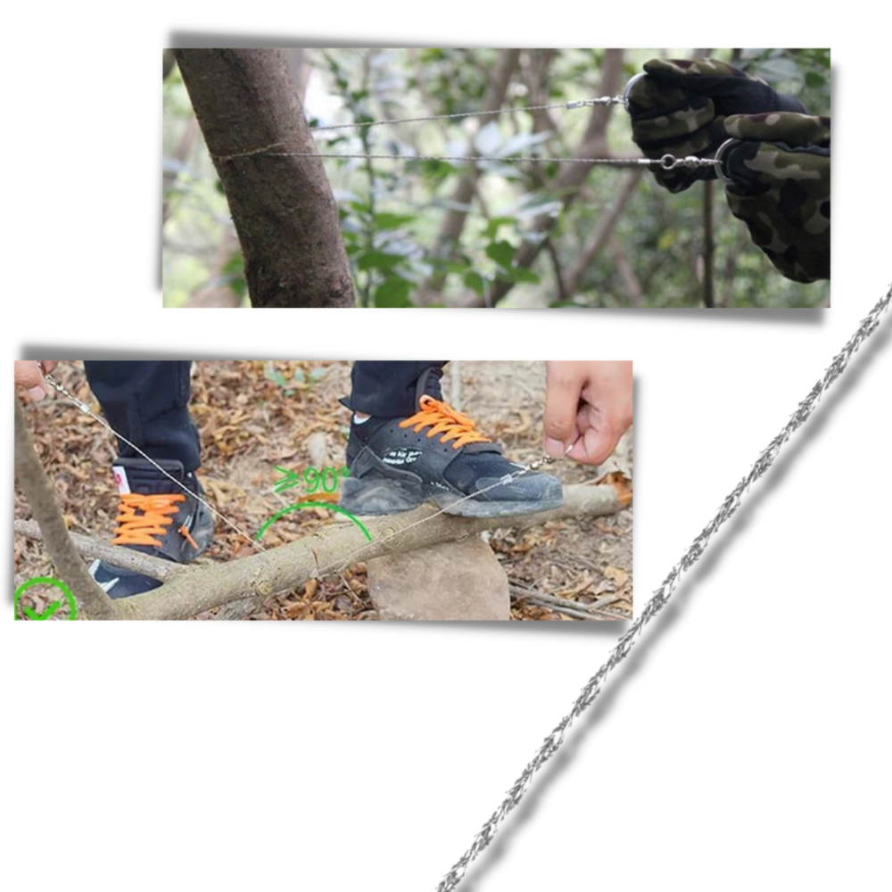 Bærbar ståltrådsav - Ozerty