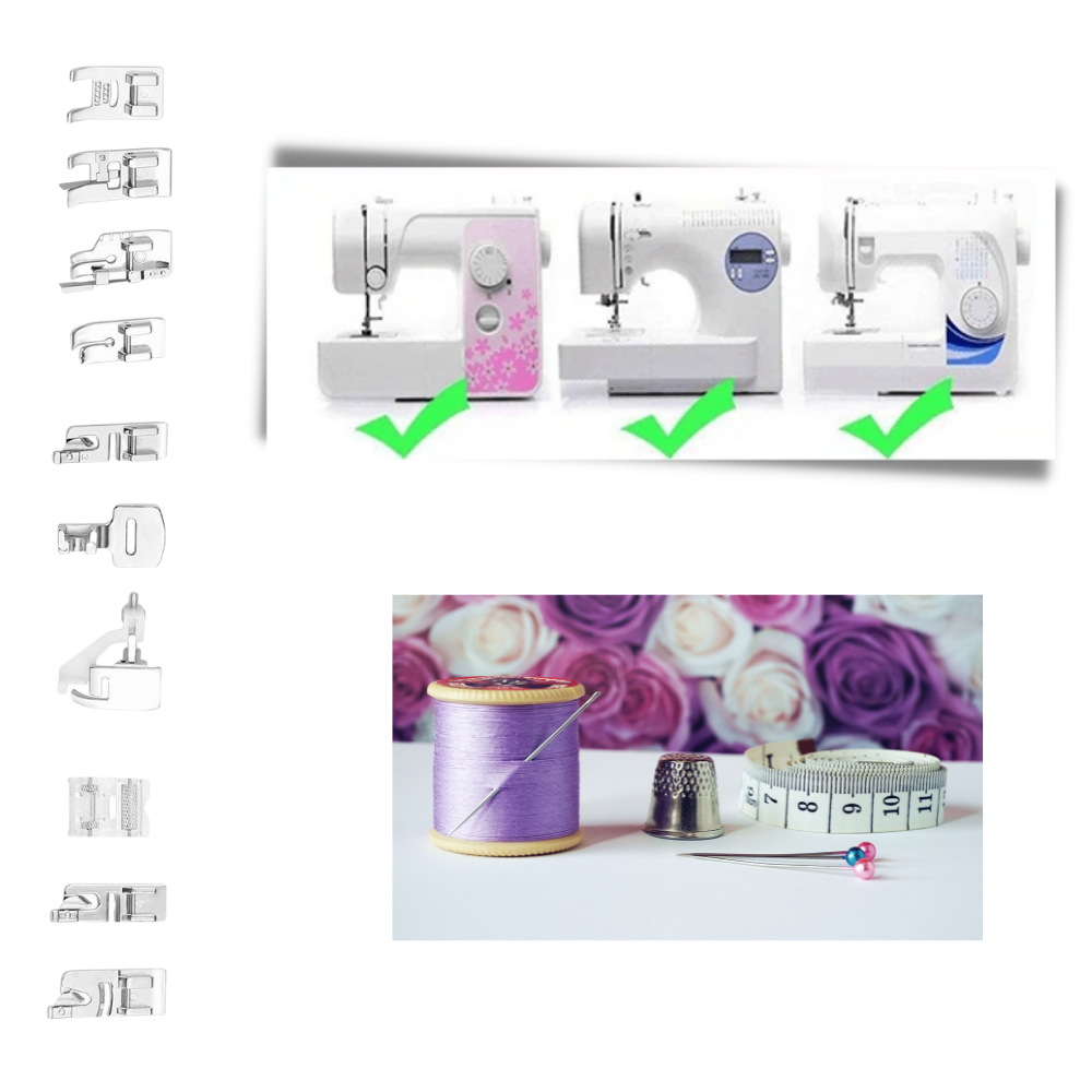 32/42 stk. trykfodssyningspakke med syfod - Ozerty