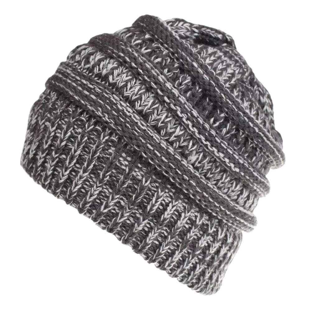 Hue til hestehale og rodet bolle