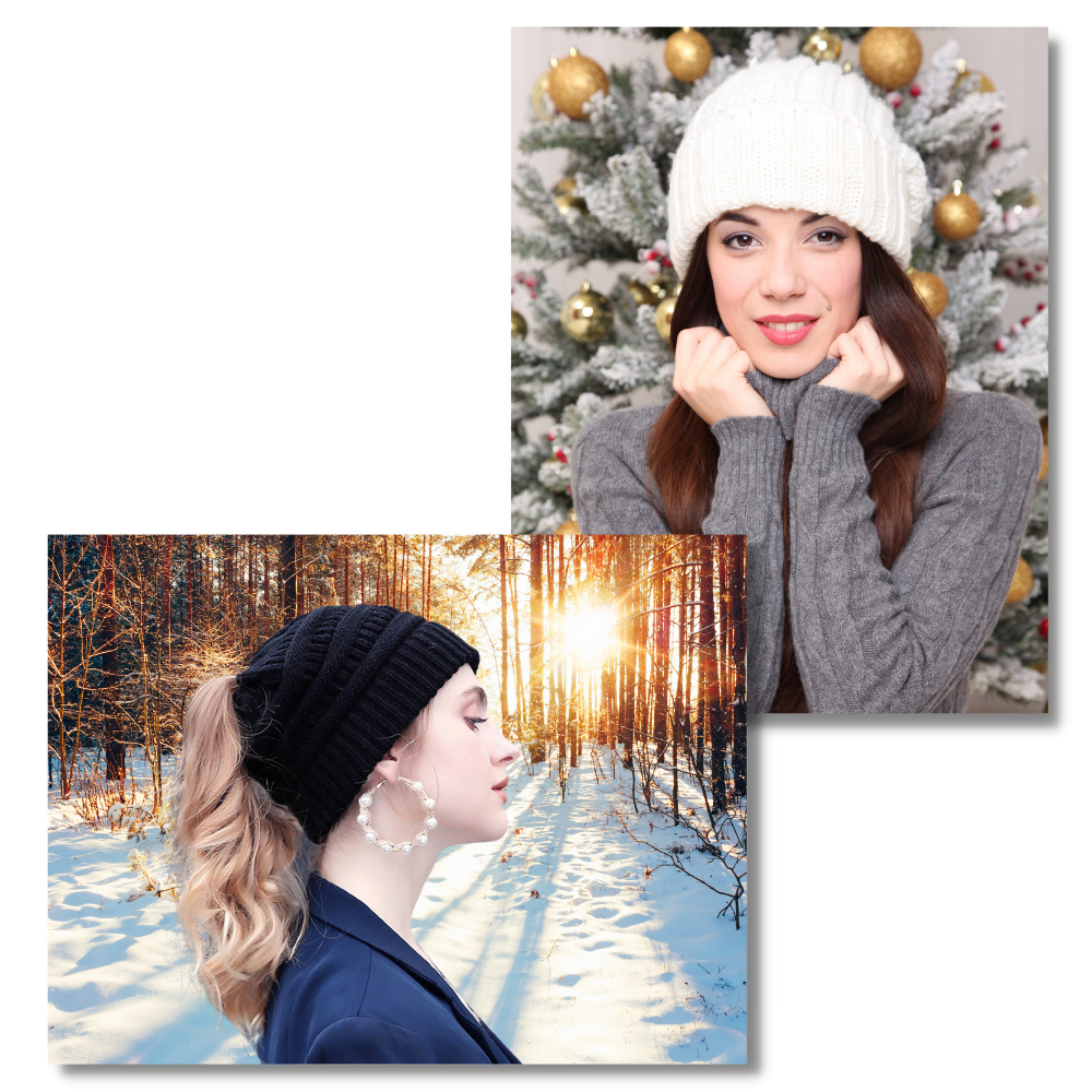 Hue til hestehale og rodet bolle - Ozerty