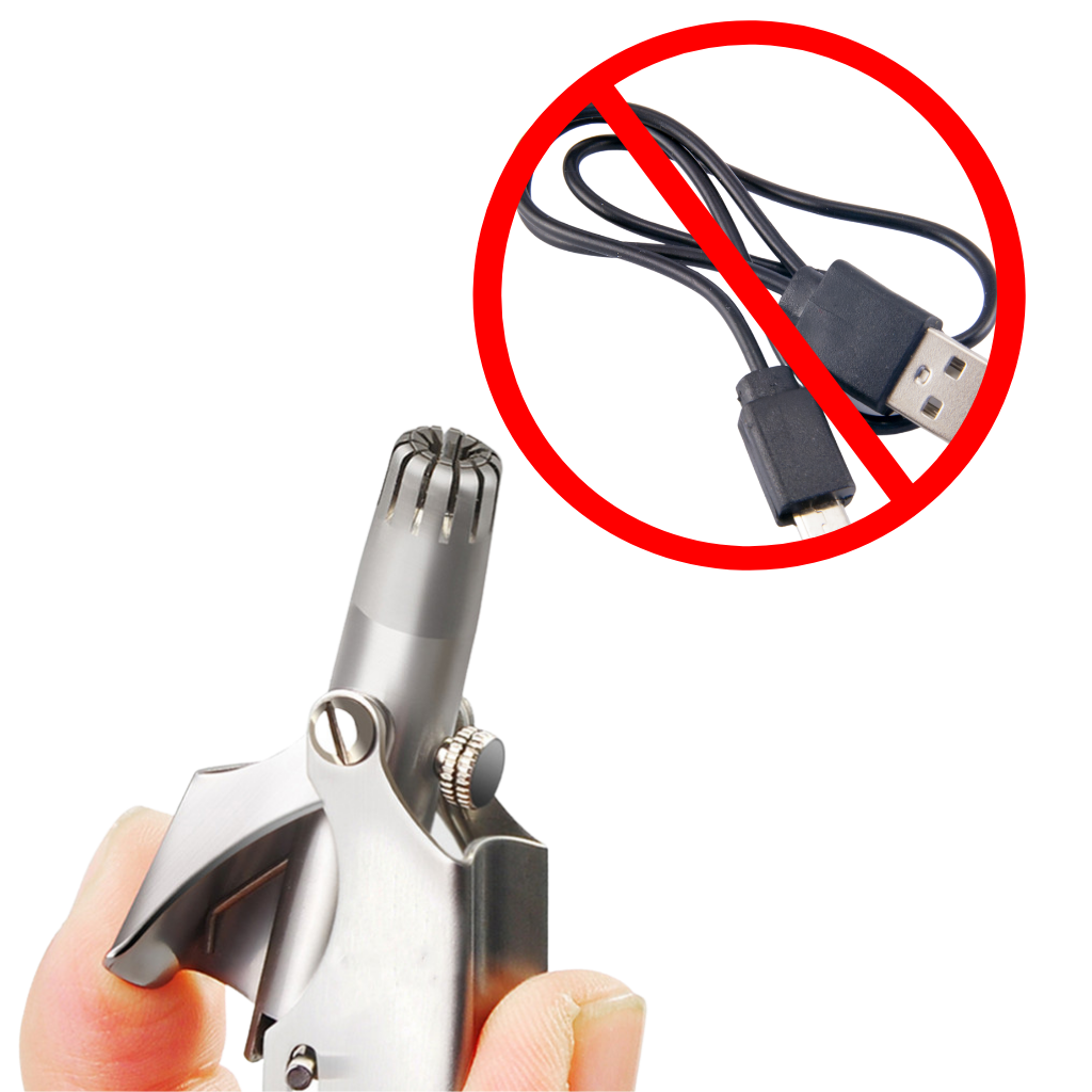 Bærbar manuel næsehårtrimmer - Ozerty