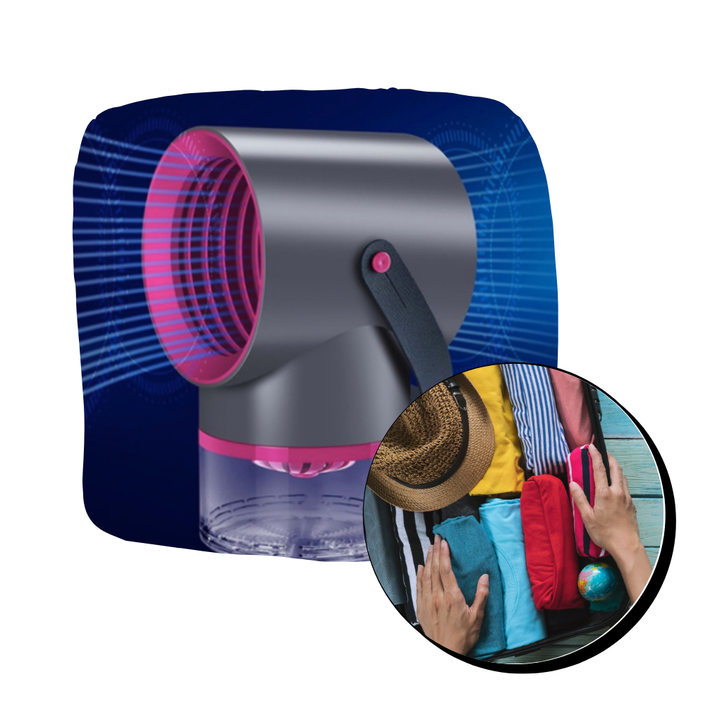 Transportabel Myggedræber LED-Lampe med Håndtag - Ozerty