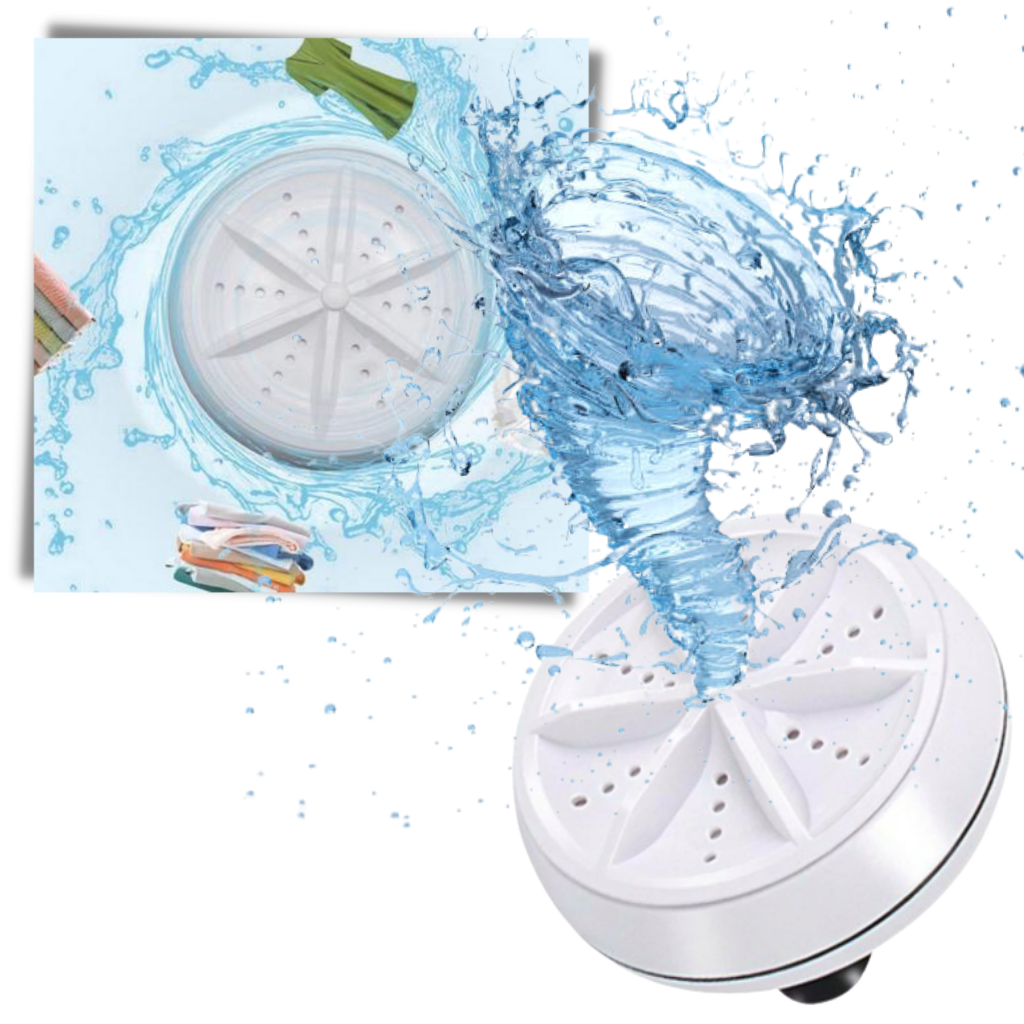 Bærbar ultrasonisk opvaskemaskine og vaskemaskine - Ozerty