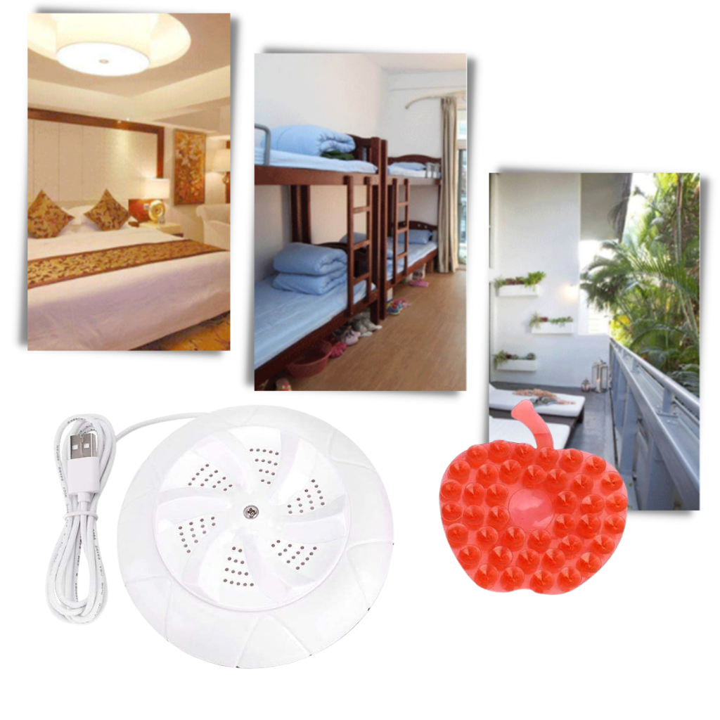 Bærbar ultrasonisk opvaskemaskine og vaskemaskine - Ozerty