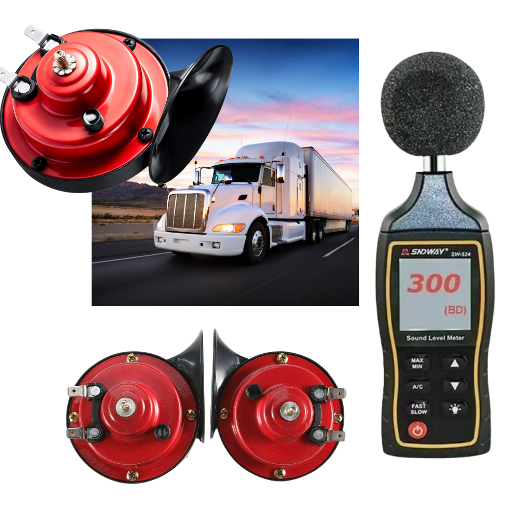 Kraftigt lastbilshorn til biler - Ozerty