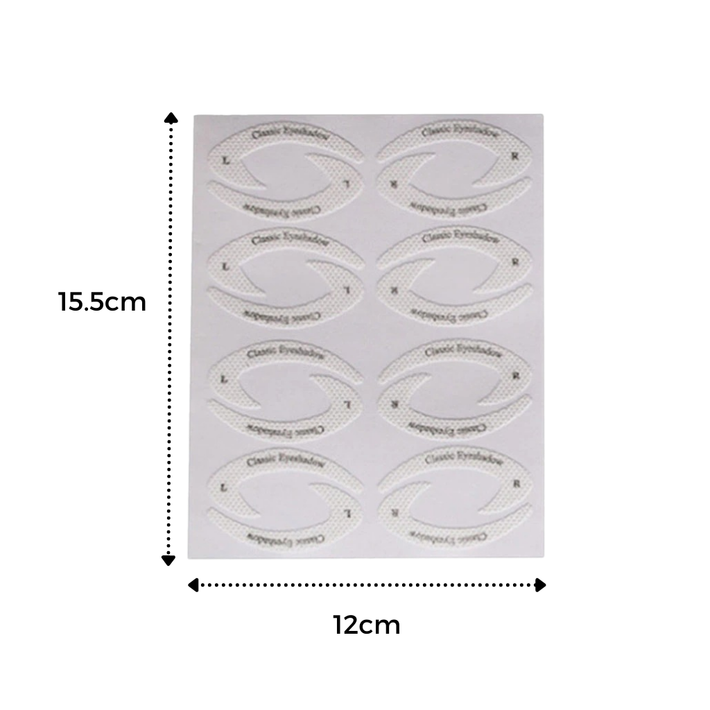 Pakke med hurtige eyeliner stencils - Ozerty