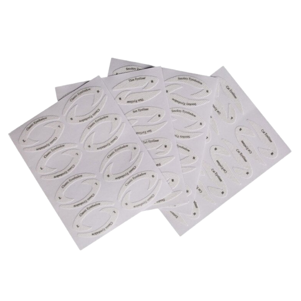 Pakke med hurtige eyeliner stencils - Ozerty