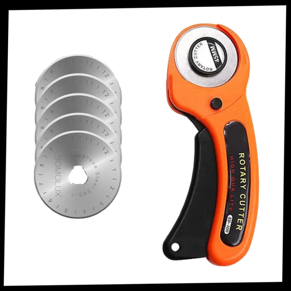 Stofrulleskærer med fem 45 mm knive - Ozerty