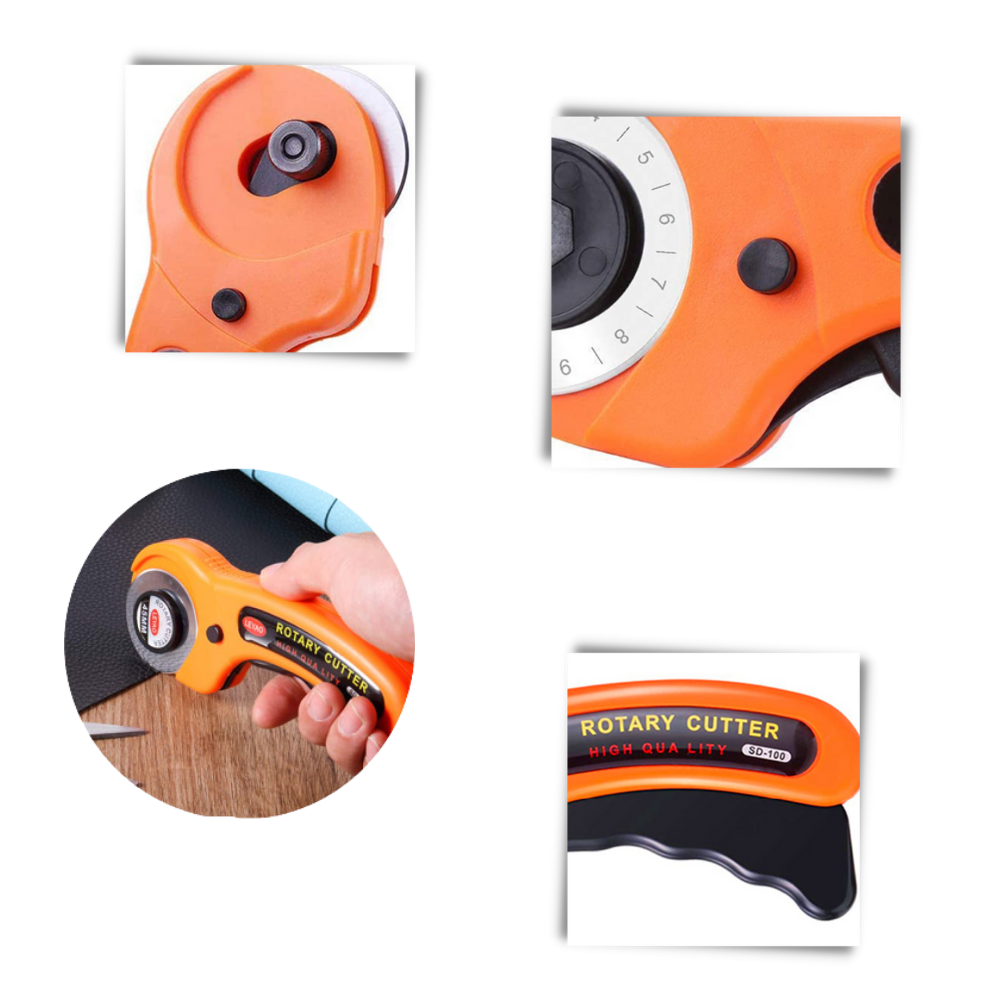 Stofrulleskærer med fem 45 mm knive - Ozerty