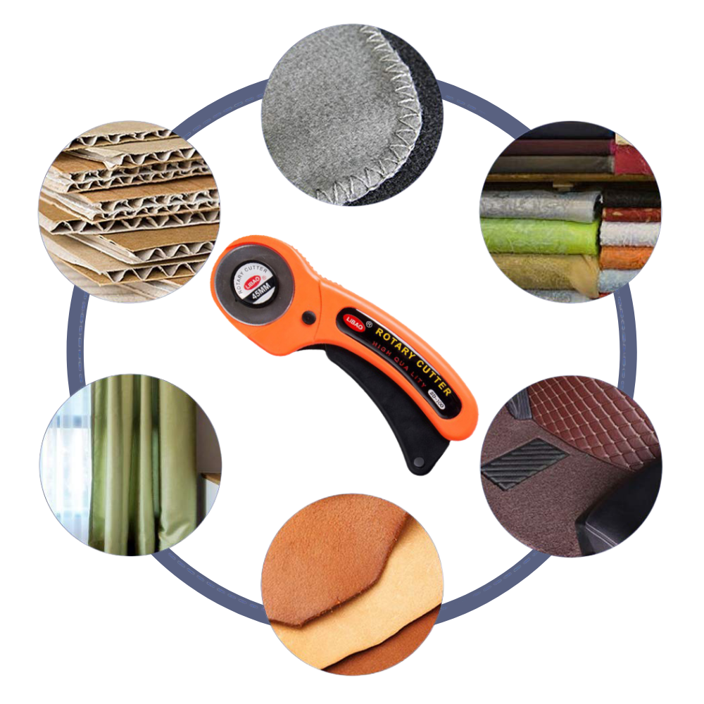 Stofrulleskærer med fem 45 mm knive - Ozerty