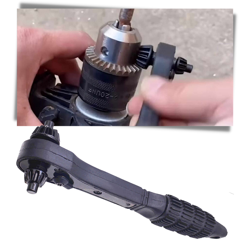 Ratcheting borepatronsnøgle - Ozerty