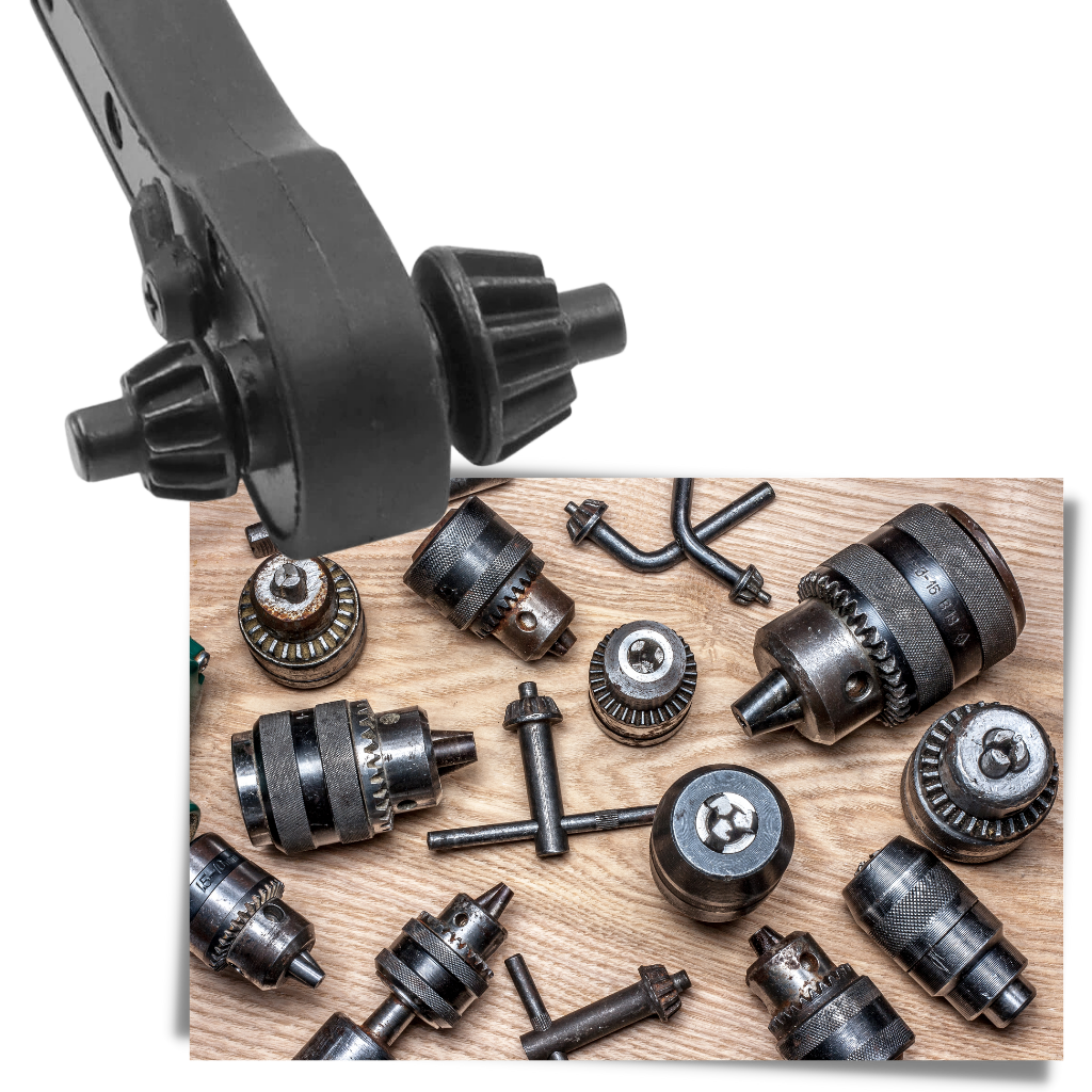 Ratcheting borepatronsnøgle - Ozerty