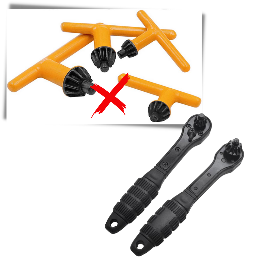 Ratcheting borepatronsnøgle - Ozerty