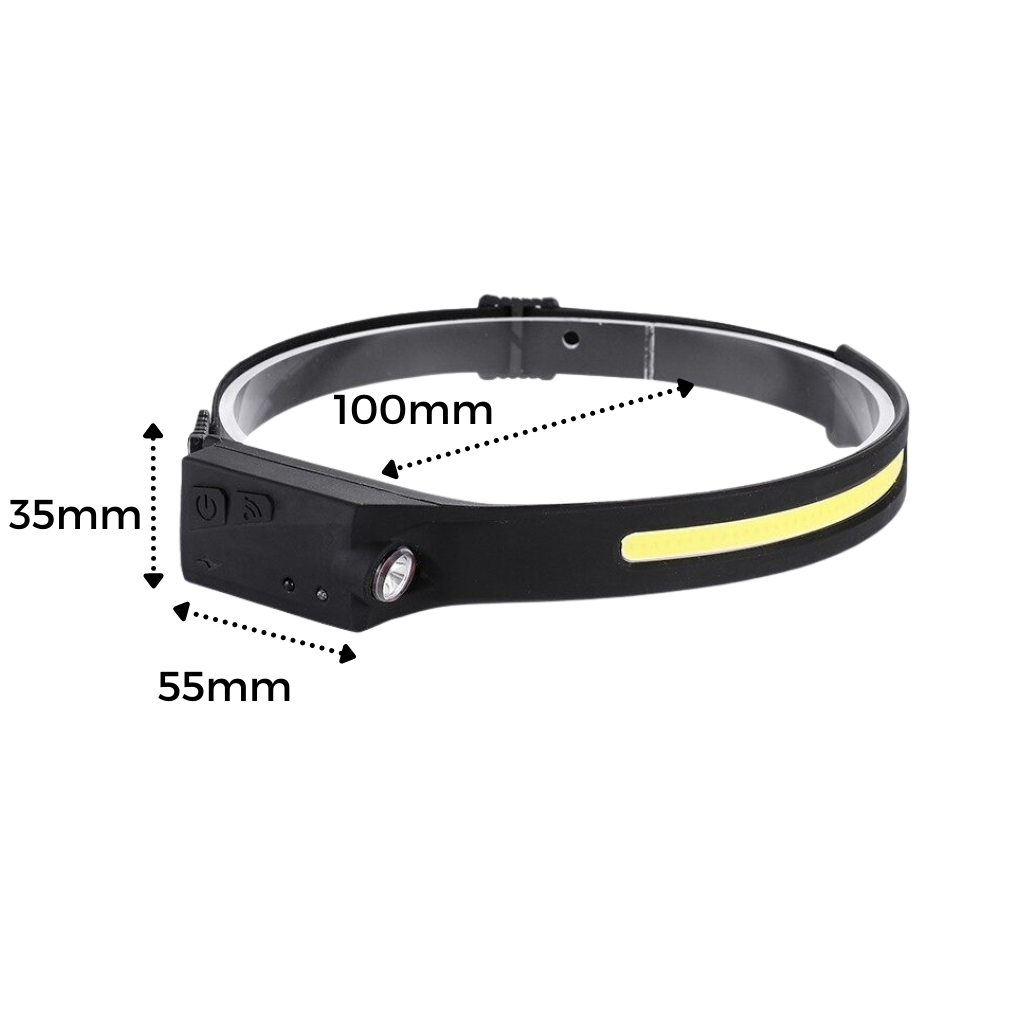 Genopladelig LED-hovedlampe - Ozerty