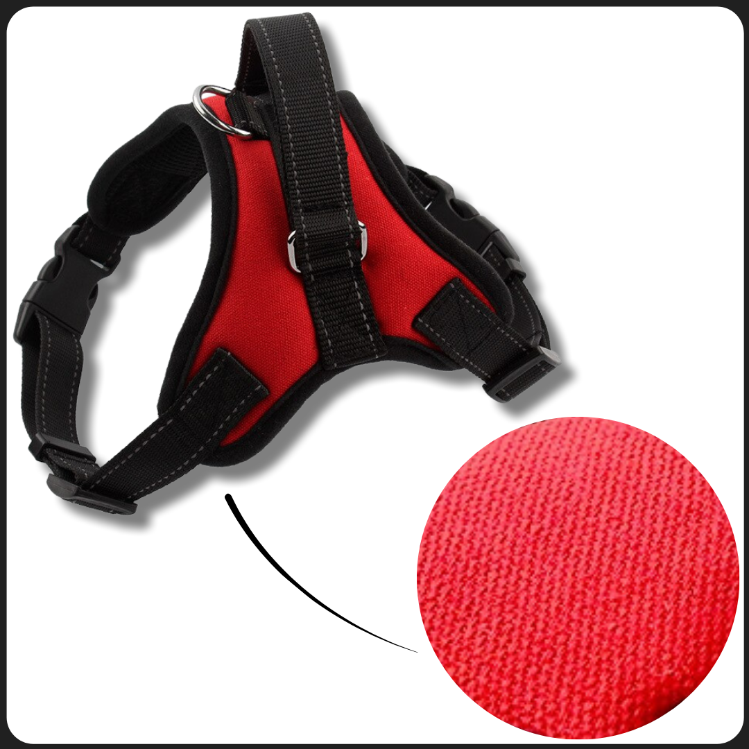 Reflekterende justerbar sadelhundesele - Ozerty