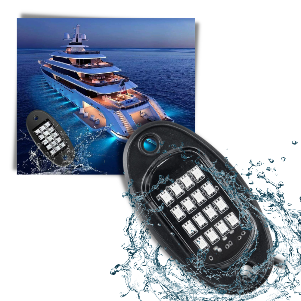 Pakke med 8 RGB-lys til køretøjer - Ozerty