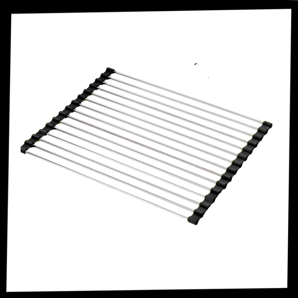 Oprulleligt afløb i rustfrit stål til opvask og mad - Ozerty