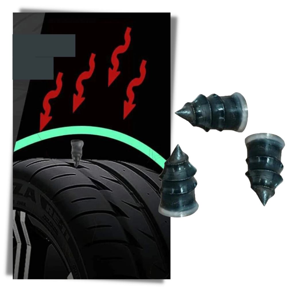 Reparationsskruer til gummidæk - Ozerty