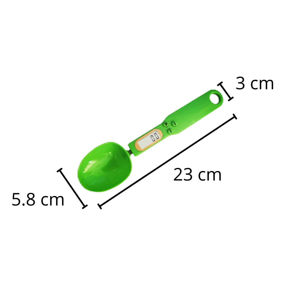 Måleske med LCD-skærm til måleskala - Ozerty