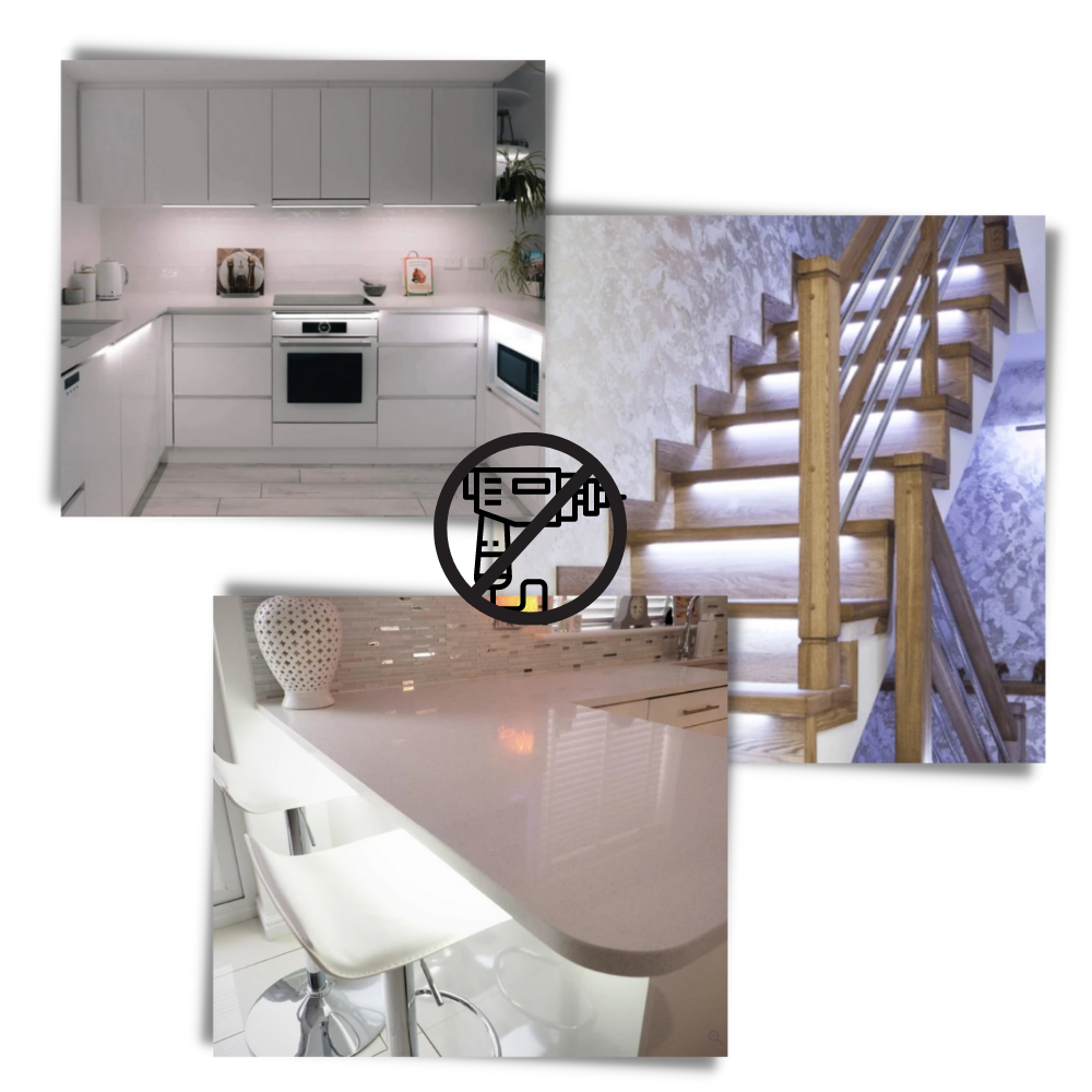 Magnetisk bevægelsessensor LED-lys - Ozerty