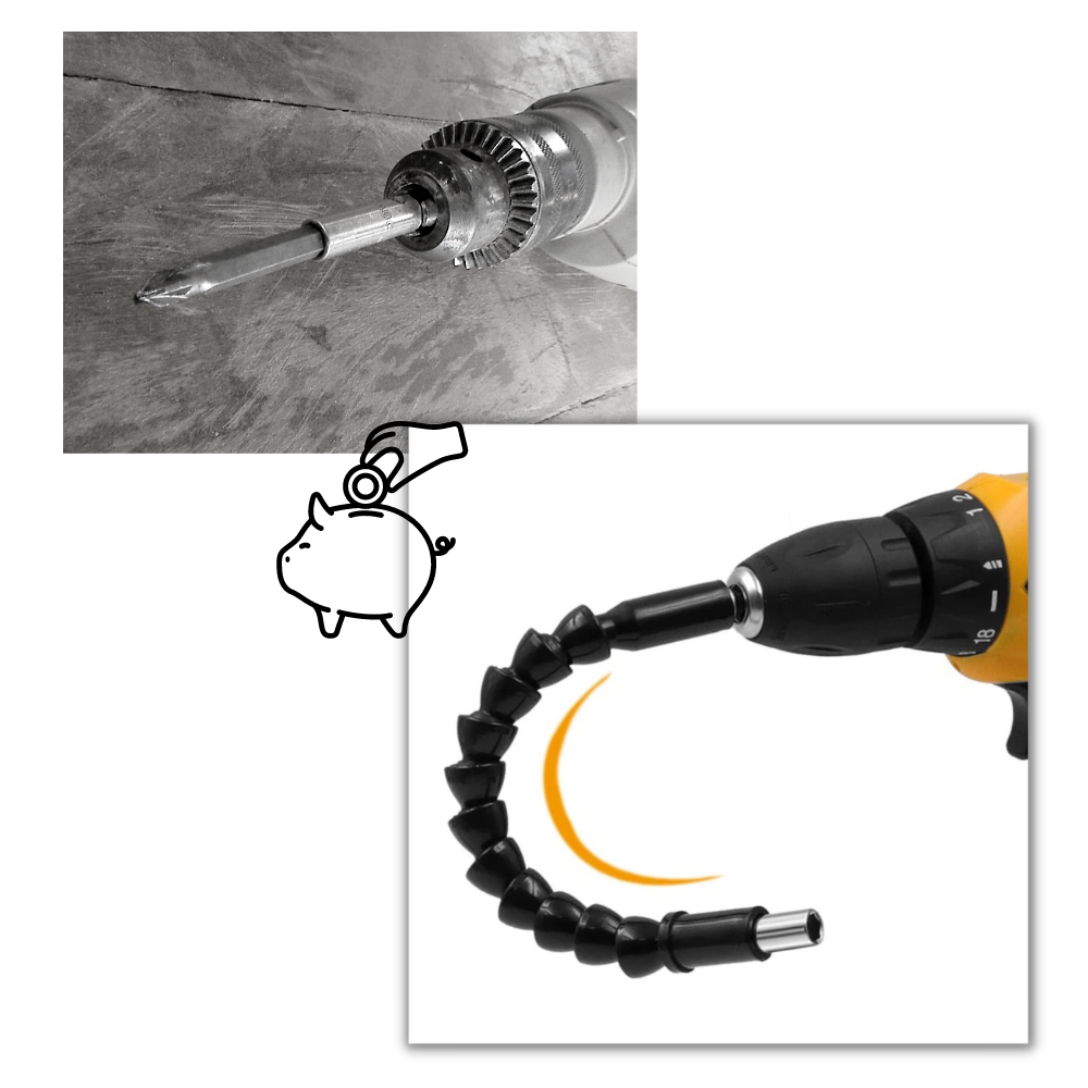 Fleksibel elektrisk borebitsholder - Ozerty