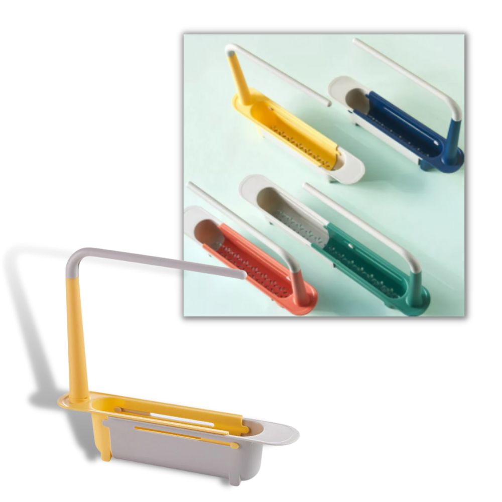 Udtrækkelig opbevaringsreol til håndvask - Ozerty