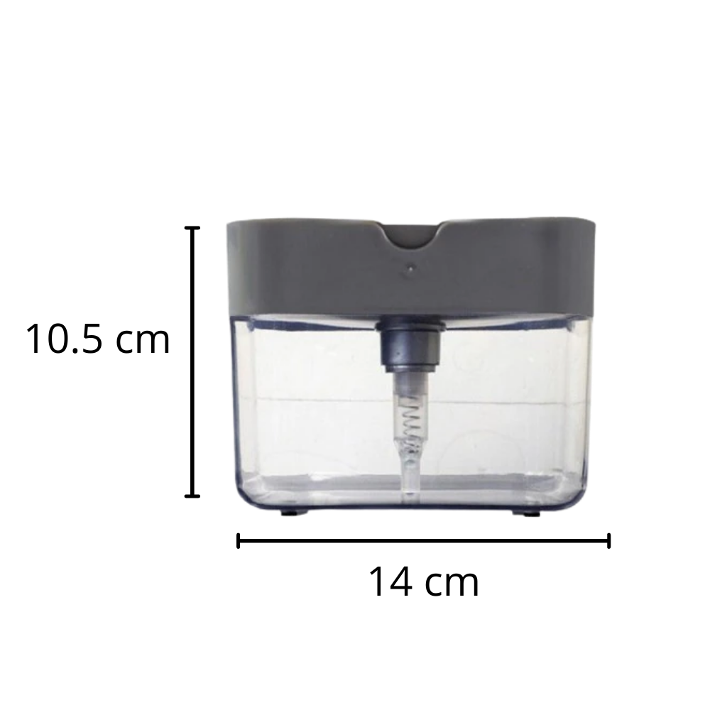 Køkkenvaskemiddelsdispenser med svampholder - Ozerty