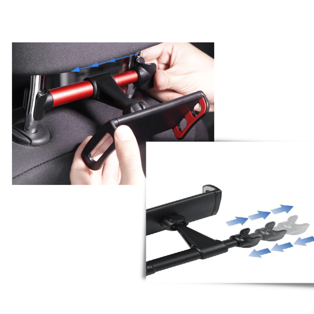 Tablet- og telefonholder til bagsædet i bilen - Ozerty