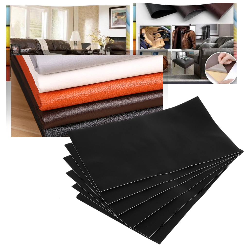 Selvklæbende læderreparationspatch - Ozerty