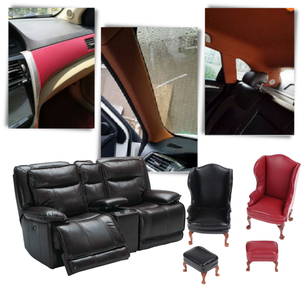 Selvklæbende læderreparationspatch - Ozerty